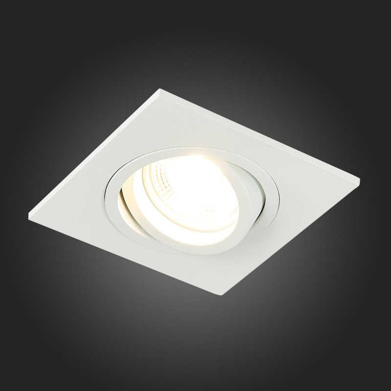 Встраиваемый светильник 9/8 см, GU10, IP20 ST LUCE ST251.508.01 Белый