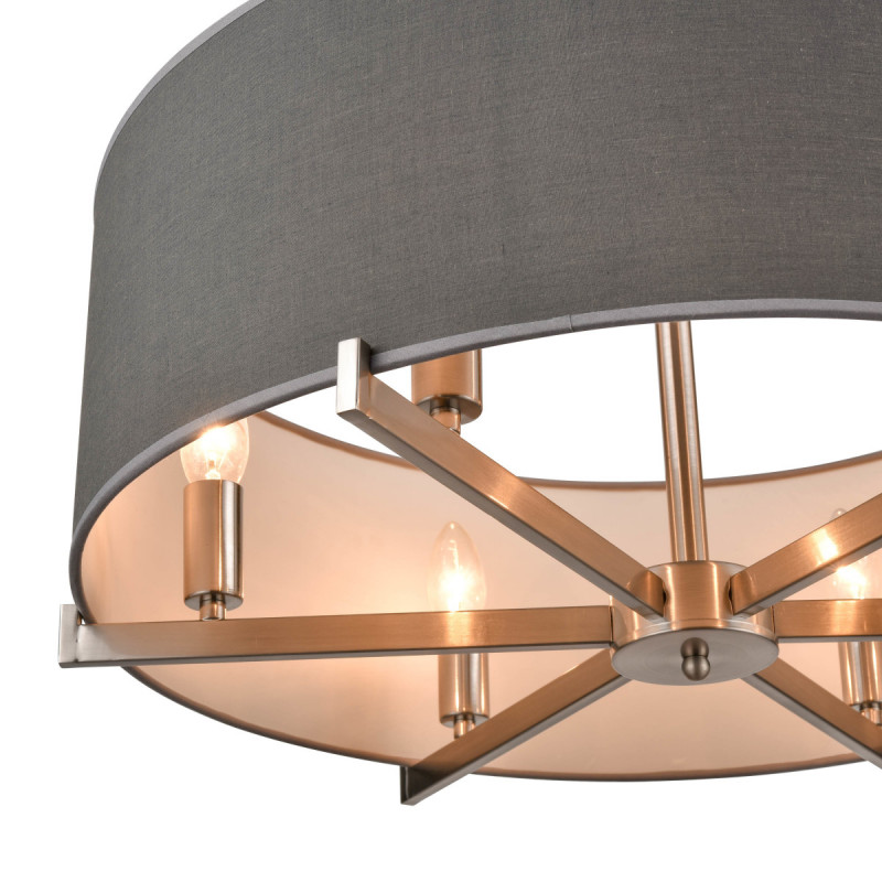 Подвесная люстра Vele Luce Camellia VL4203P26, диаметр 63 см, хром