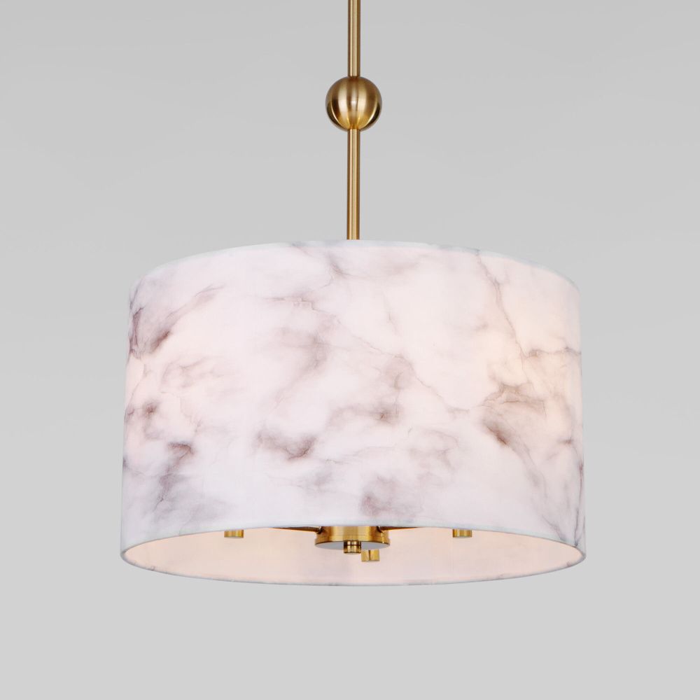 Светильник 38*38*69 см, 3*E14*40W, Eurosvet Brume 60174/3, латунь, a069023