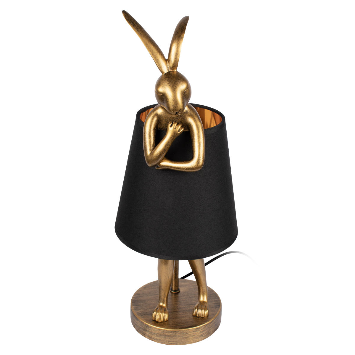 Настольная лампа 16*38 см, 1*E14 LOFT IT Lapine 10315/A Black золото