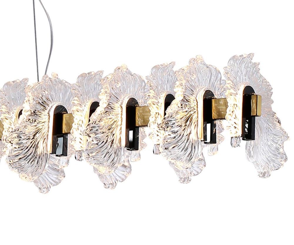 Подвесная люстра 120 см, 40W, 3000K, Kink Light Мару 07695-120L,36-29, латунь