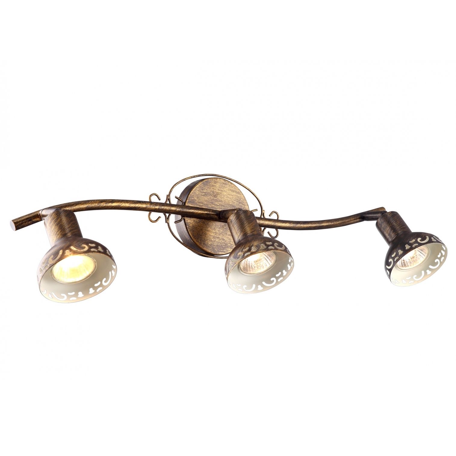 Спот Arte lamp Focus A5219PL-3BR коричневый