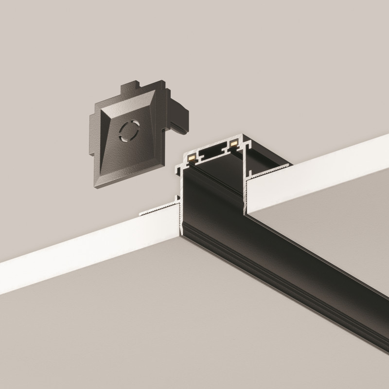Шинопровод 200 см встраиваемый Maytoni Technical Magnetic track system Radity TRA084MP-12B черный