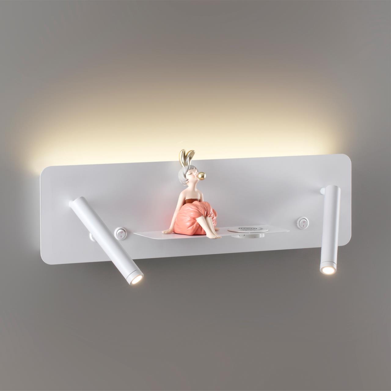 Бра 12,5*60*17,9 см, LED 10W*3000 К, Lumion Cosi белый, 5684/10WL