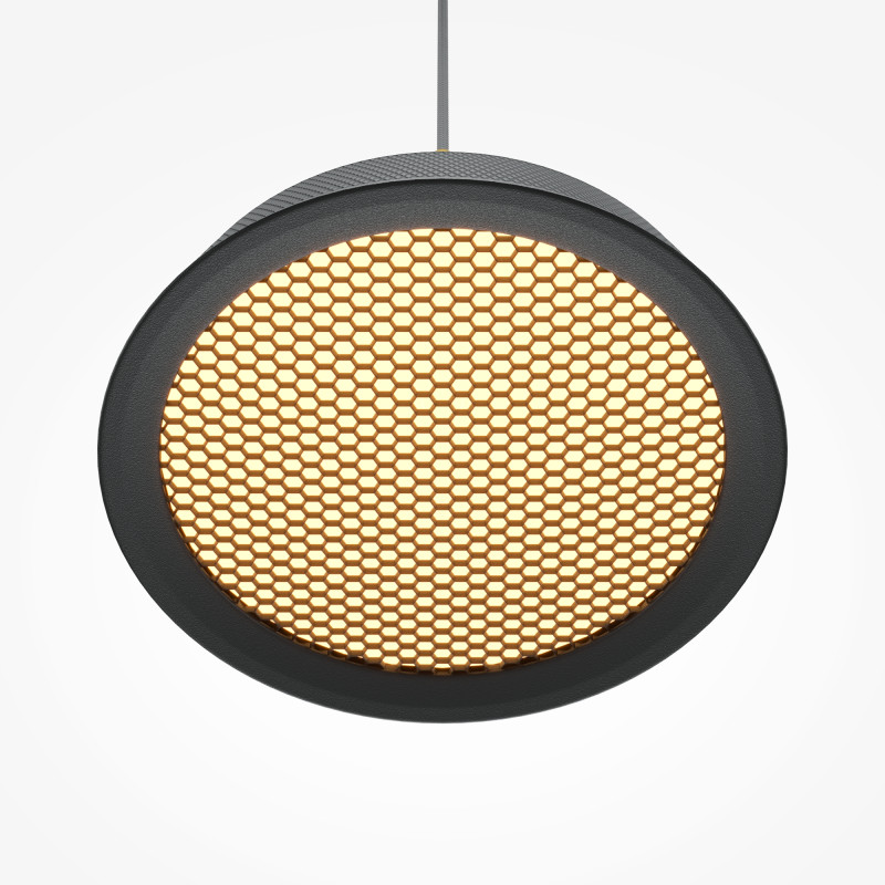 Подвесной светильник 15,3*327 см, LED, 12W, 3000К, Maytoni El MOD041PL-L15GB3K черный