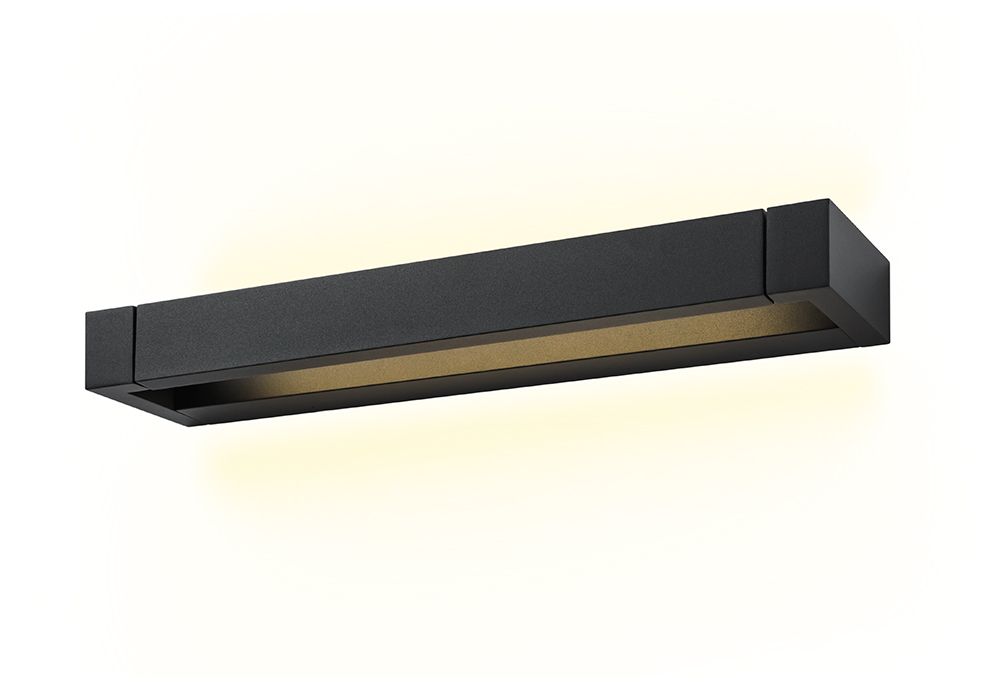 Бра 40*9*4,2- см, *LED*12W, 4000K, Crystal Lux Kanto CLT 028W BL, Черный