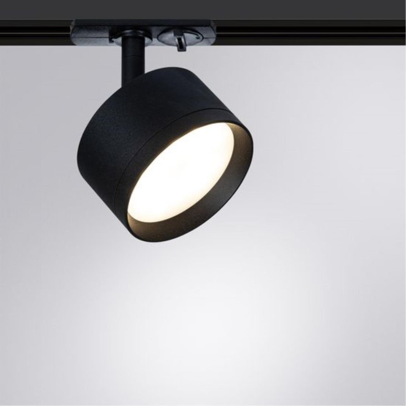 Трековая система 8,5*4,6 см, 1 GX53*15W,  К, Arte Lamp Intercrus A5547PL-1BK, Черный