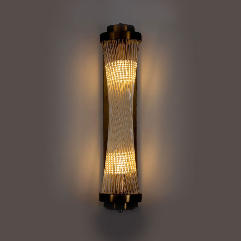 Бра 12*17*45 см, Е14 2x40W, Латунь MODELUX ML.507.450 BS