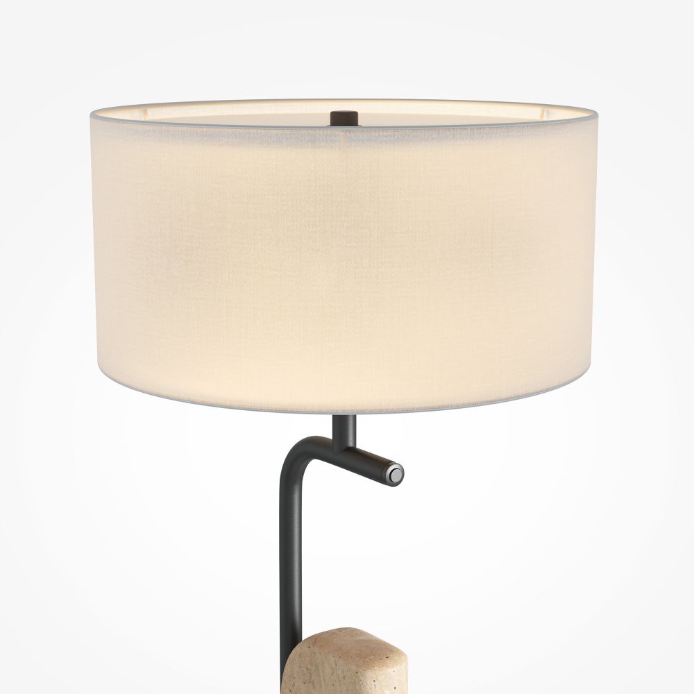 Настольный светильник 28*48 см, 2*E14*40W, K, Maytoni Glamping MOD437TL-02B, Черный