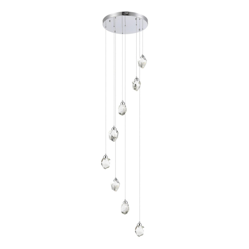 Светильник 50 см, 24W, 3000K, ST Luce Cascato SL6114.103.08, хром