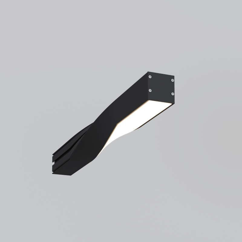 Радиусный профиль 40 см, Maytoni Led strip ALM-3535R-B-TL-90°-0.4M, черный