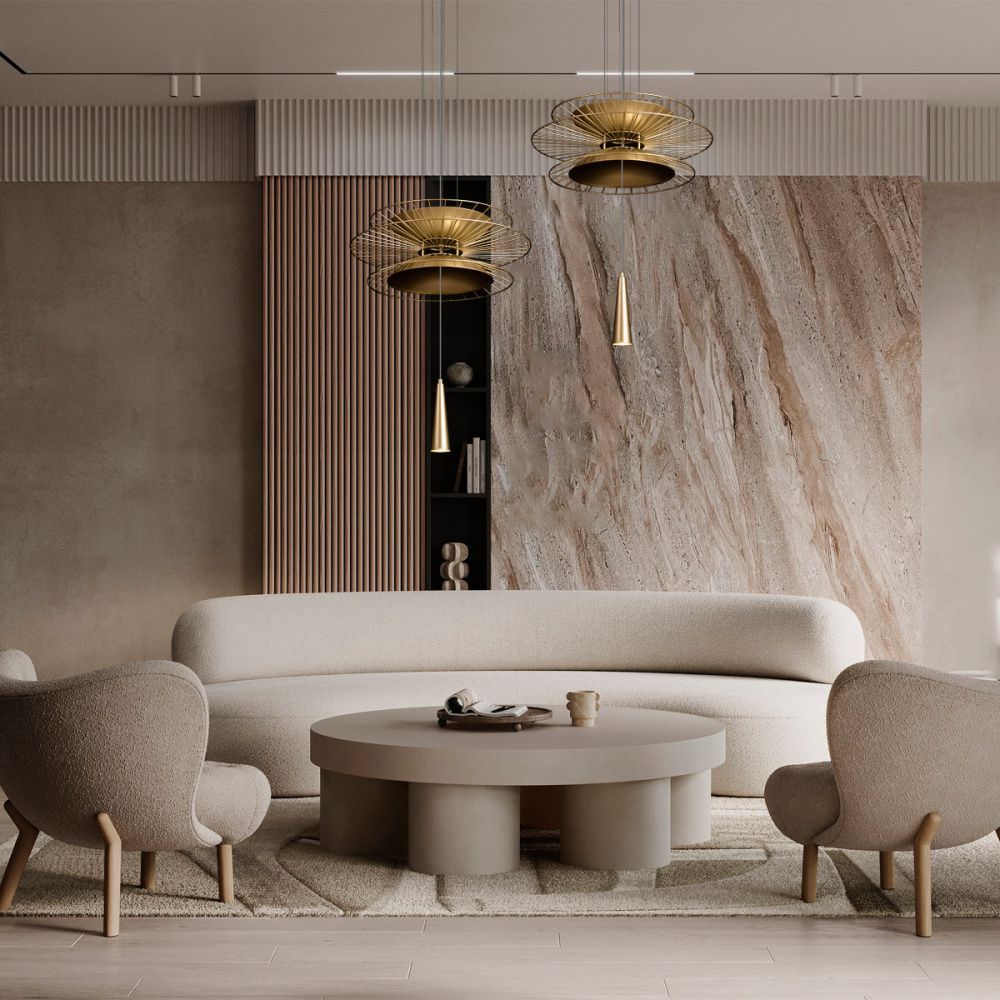 Подвесной светильник *60*100 см, 1*GU10*40W, Loft It Star 10141B/600 Gold, Золотой