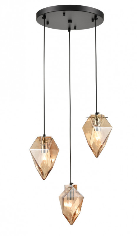 Подвесной светильник  32*140 см, 3*E14 черный Vele Luce Cassiopea VL1154P03