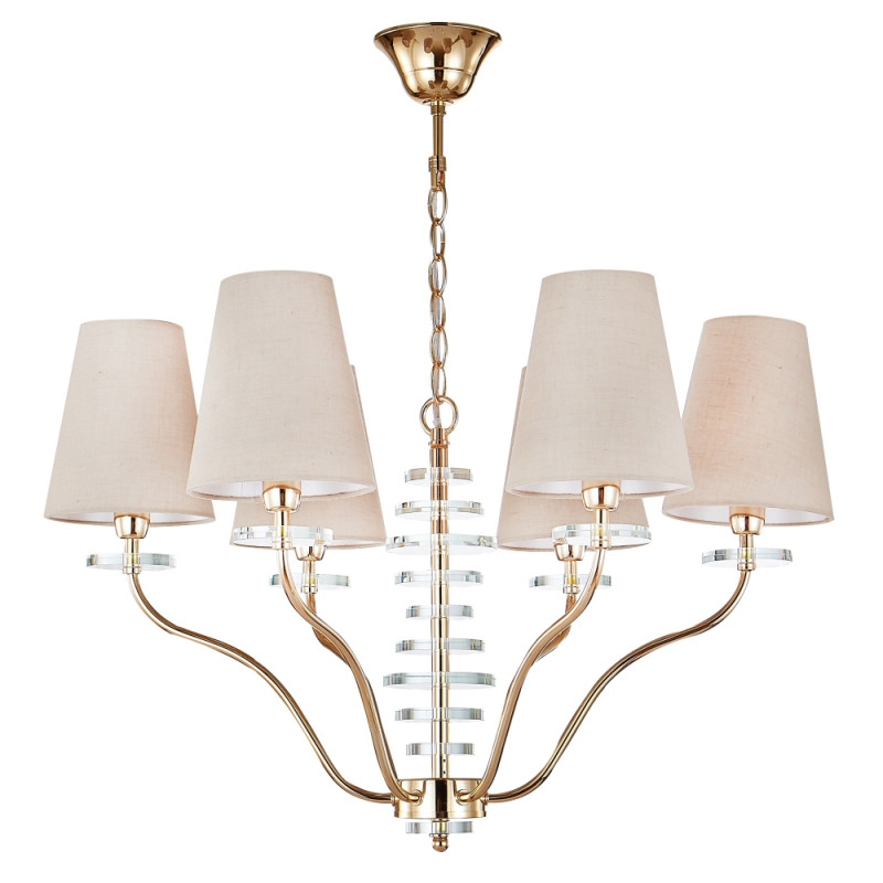 Люстра 69 см, Crystal Lux ARMANDO SP6 GOLD Золотой