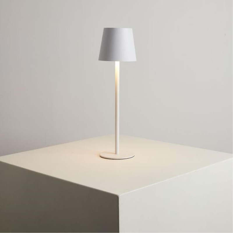 Уличный настольный светильник 36 см, 2W, 3000-6000K, Arte Lamp Fuyue A1614LT-1WH, белый