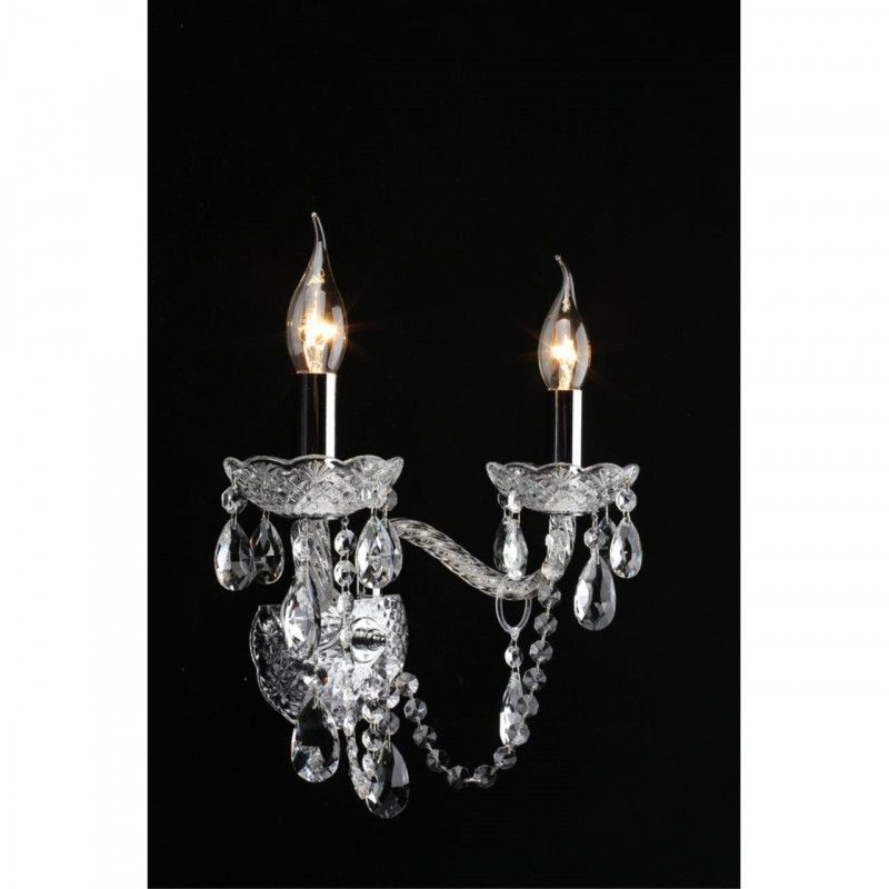 Бра 30*33 см, 1*E14, 40W, Aployt Koletta APL.755.01.02, хром