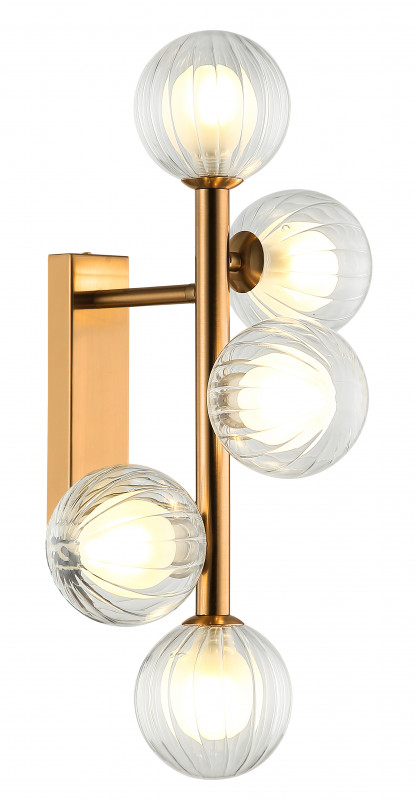 Бра 28*26,5*50,5 см, 5*G9 LED  Бронза Stilfort Shardin 2165/05/05W