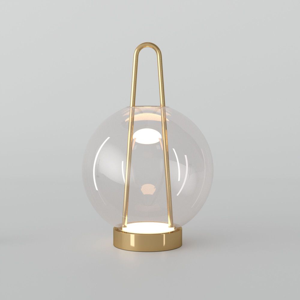 Настольный светильник 20*20*32 см, LED*6W, 3000K, Eurosvet Frasco 80507/1, латунь, a069347