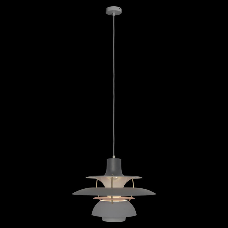 Светильник *40 см, 1*E27*40W, Loft It 10113 Grey Floret, Серый