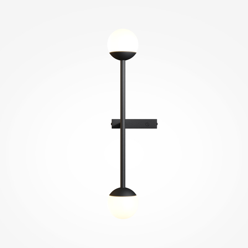 Бра 14,1*13*48 см, LED, 10W, 3000К, Maytoni TOUCH MOD285WL-L10B3K черный