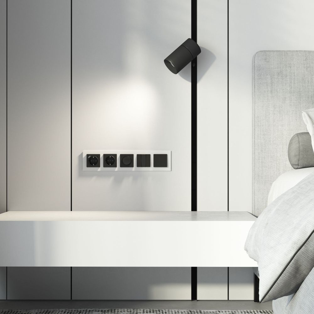 W0053101 Рамка на 5 постов Senso, белый, стекло soft-touch Werkel, 4690389214271