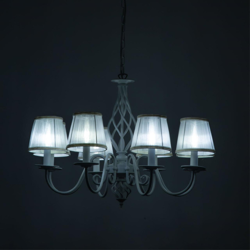Люстра Citilux CL427180, диаметр 79 см, белый