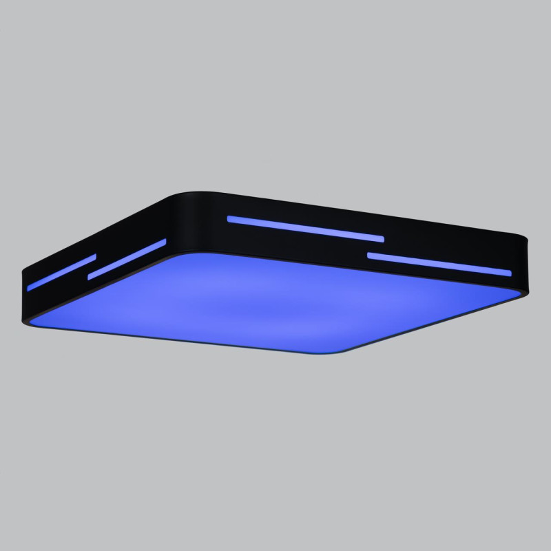 Светильник потолочный с RGB 40*40 см, 70W 3000-5500K Citilux Купер Лайн CL724K70GL1 Черный 