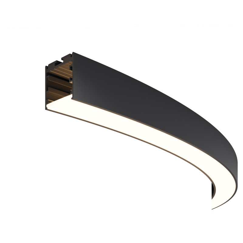Радиусный профиль Maytoni Led strip ALM-3535R-B-D-90°-1.5M, черный