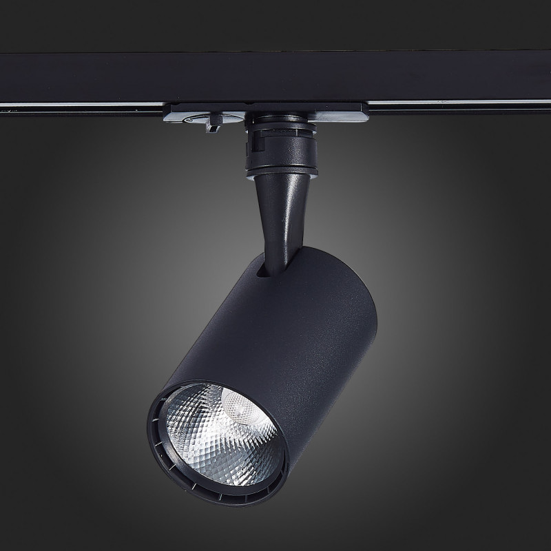 Трековый светильник 10*6 см, 10W 3000K ST LUCE Однофазная трековая система ST351.436.10.36 Черный