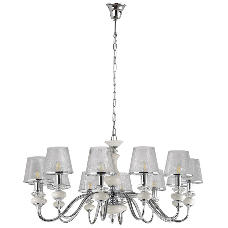 Люстра 100*55 см,  12*E14*60W хром Crystal Lux BETIS SP-PL12