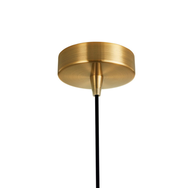 Подвес Favourite Severus 2653-1P, D400*H490/1690, латунь, плафон из выдувного стекла коньячного цвета