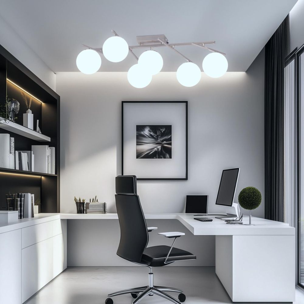 Светильник 90 см, 72W, 3000-5500K, Citilux DORSY CL223161 LED, матовый хром