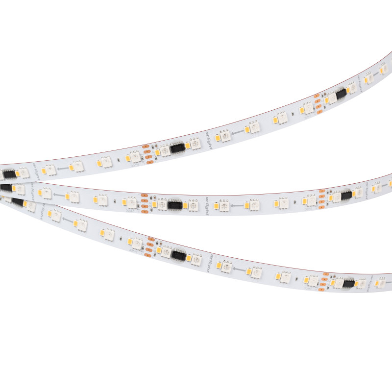 Лента SPI-BA120-12mm 24V RGBW-Warm-PX6-BPT (16 W/m, IP20, 5060/2835, 5m) (Arlight, бегущий огонь) 040620. Цена указана за 5 метров. Продается кратно 5 метрам.