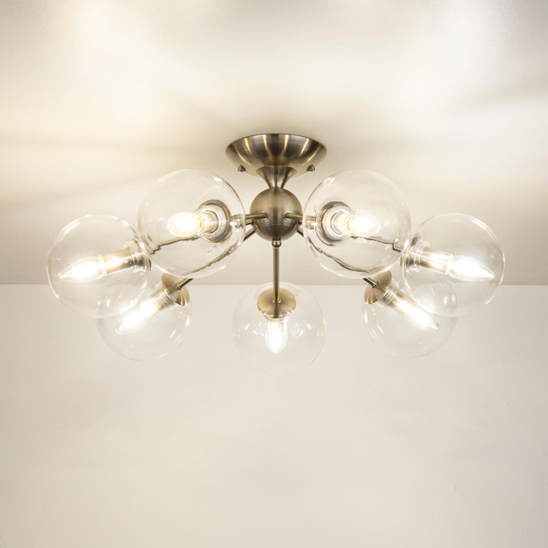 Люстра Citilux CL102171 Томми, никель, диаметр 54 см
