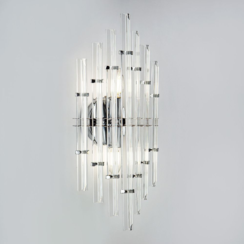 Бра 23*13*50 см, Е14 2x40W, Хром MODELUX ML.535.02 CR