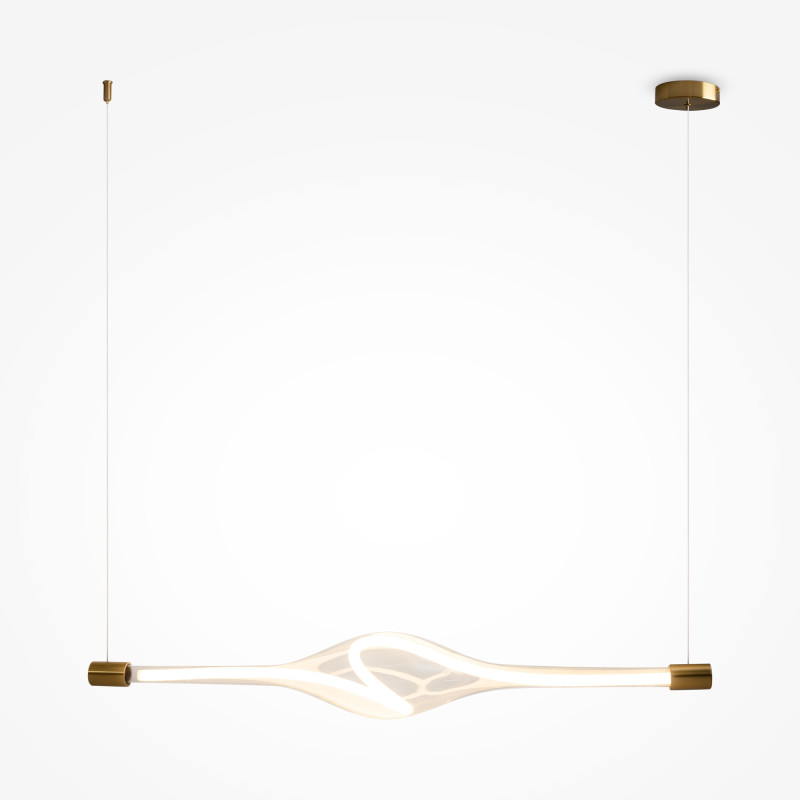 Подвесной светильник 96*13,5*316,5 см, LED, 3000К, Maytoni LOOP MOD290PL-L23BS3K латунный