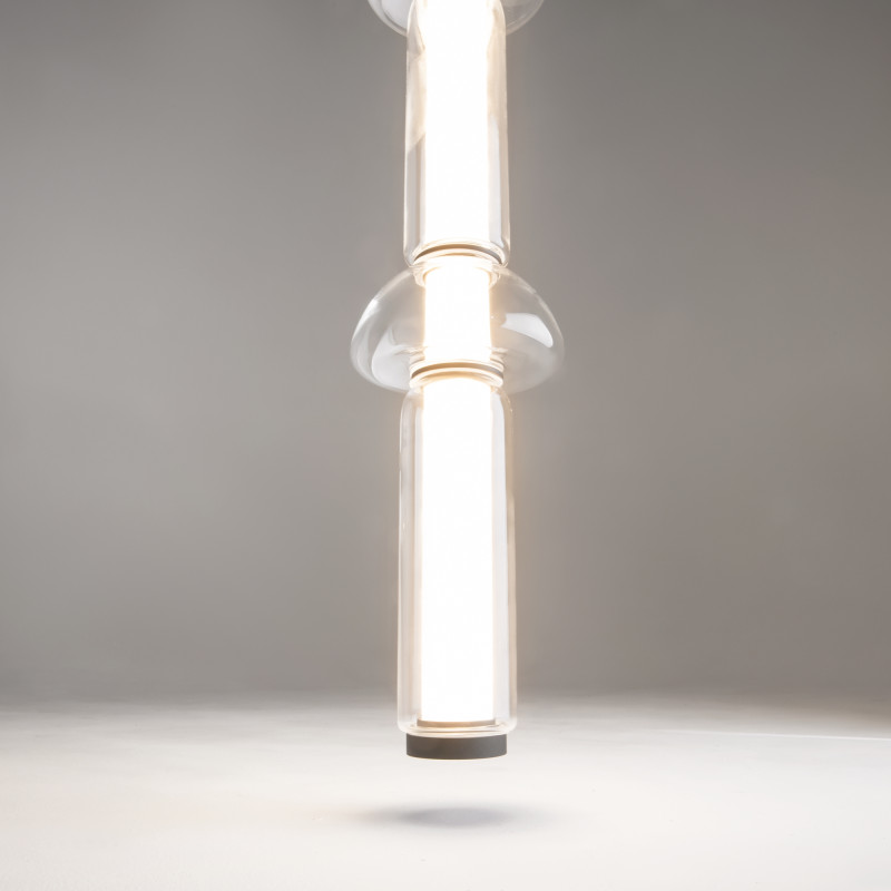 Подвесной светильник 98*16*39,5*137,5 см, LED*39W, 3000 К, Cosmo MOD210PL-L39B3K Maytoni, Черный