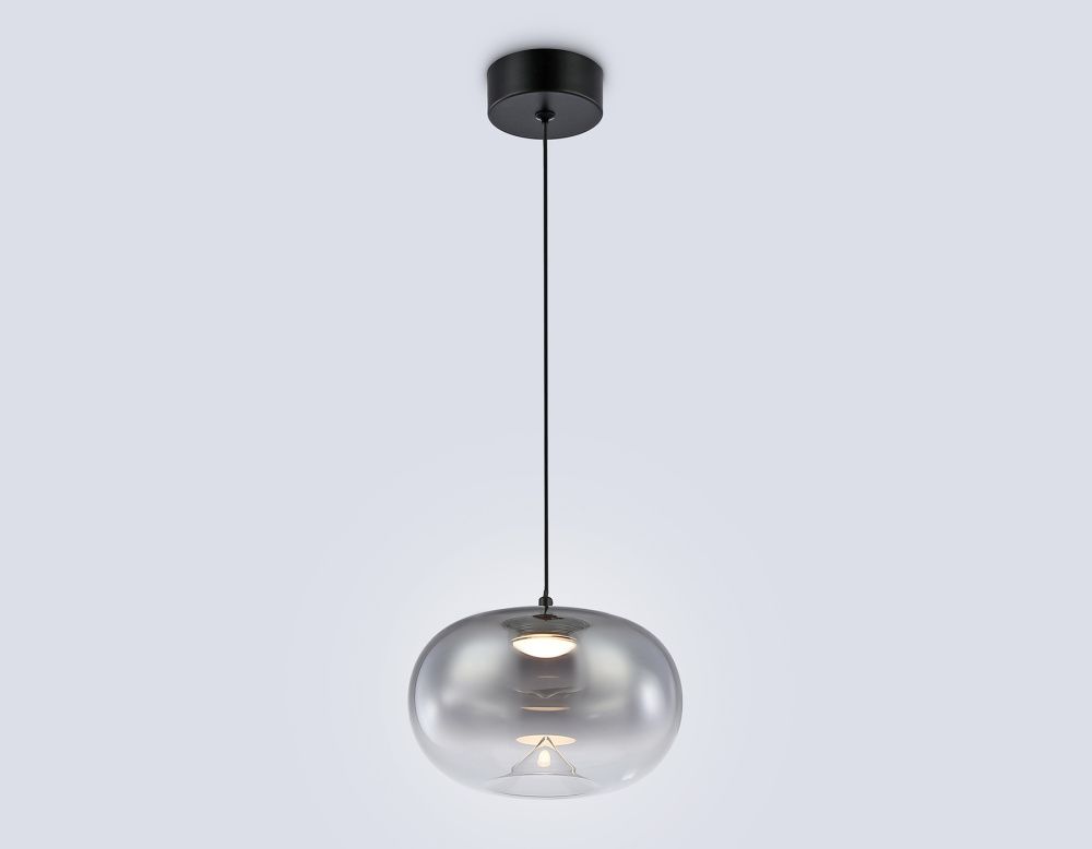 Подвесной светодиодный светильник **13- см, **W, 3000K, Ambrella Light High Light LH11082, черный