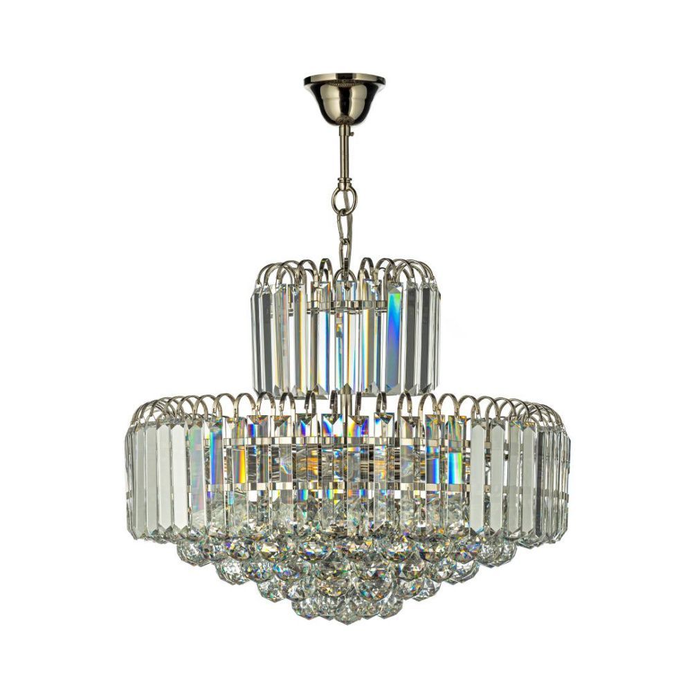 Люстра подвесная *47*35 см, 8*E14*40W, Arti Lampadari Ovada Ovada E 1.5.50.100 N, Матовый никель