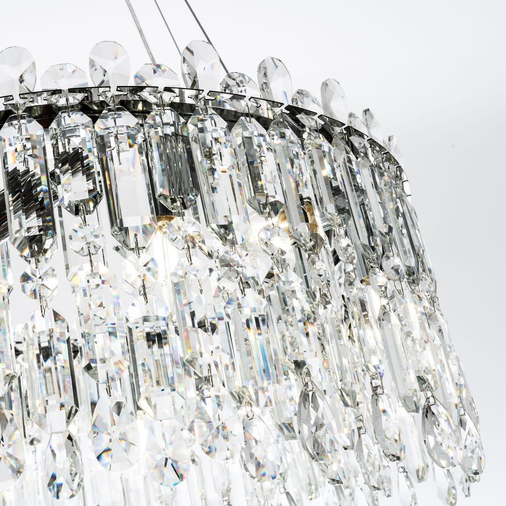 Подвесная люстра 60 см MODELUX ML.837.14 CR хром