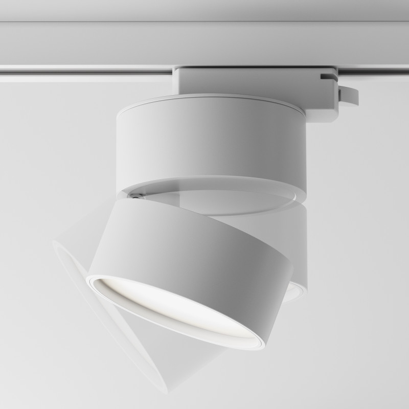 Трековый светильник 8,5*11 см, LED 12W 4000K Maytoni Technical ONDA TR007-1-12W4K-W-1 белый