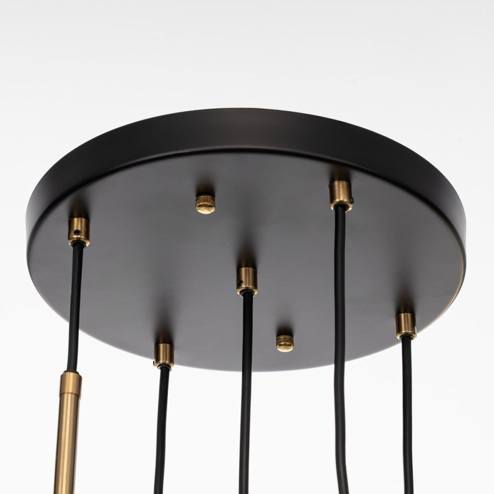 Подвесной светильник 30 см, Citilux Ronin CL326015, черный-бронза