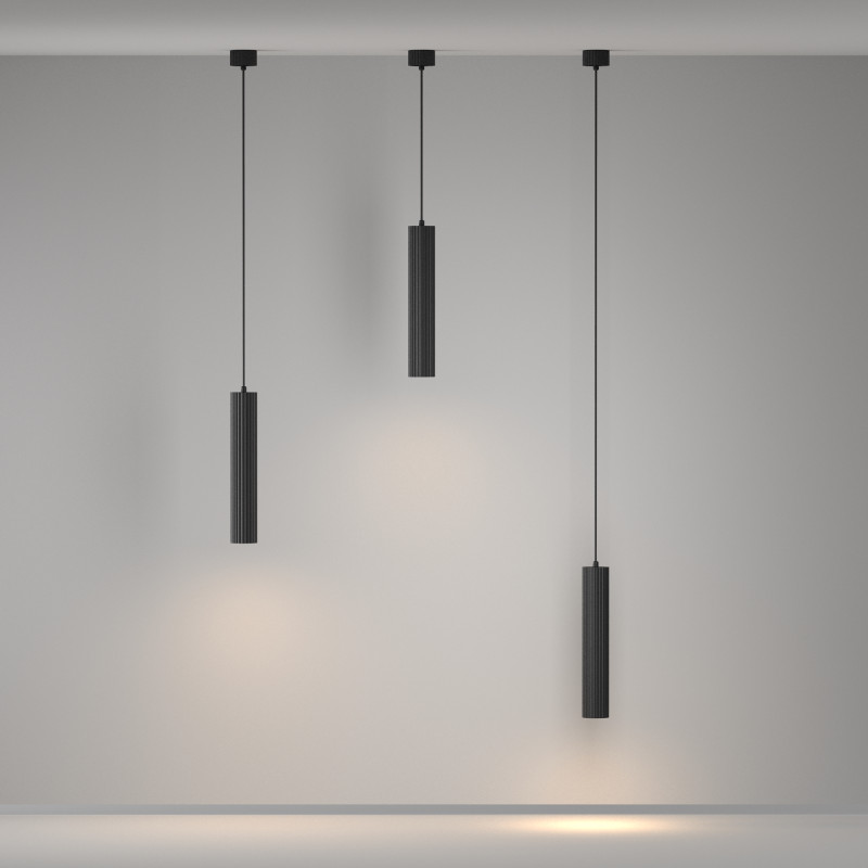 Подвесной светильник 6 см, Maytoni Calipso P106PL-01-GU10-B, черный