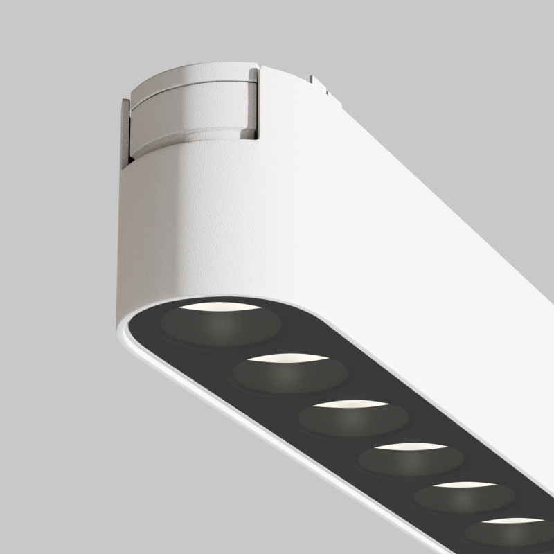 Трековый светильник 2,6*22,2*2,9 см, LED 12W, 4000К, Белый Maytoni Points TR082-1-12W4K-M-W