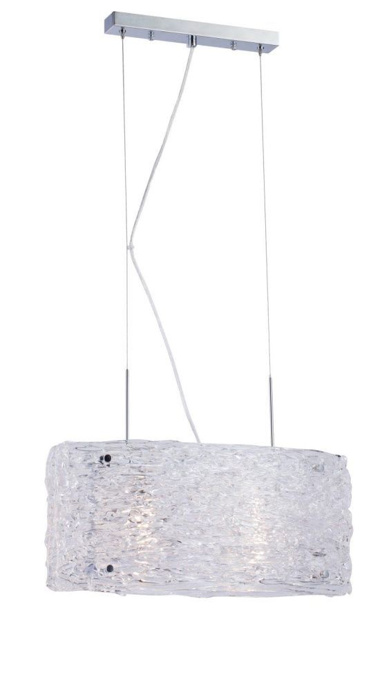 Люстра подвесная 50*16*96 см, *E14*W, Lucia Tucci Rumba RUMBA 1054.2 chrome, прозрачный