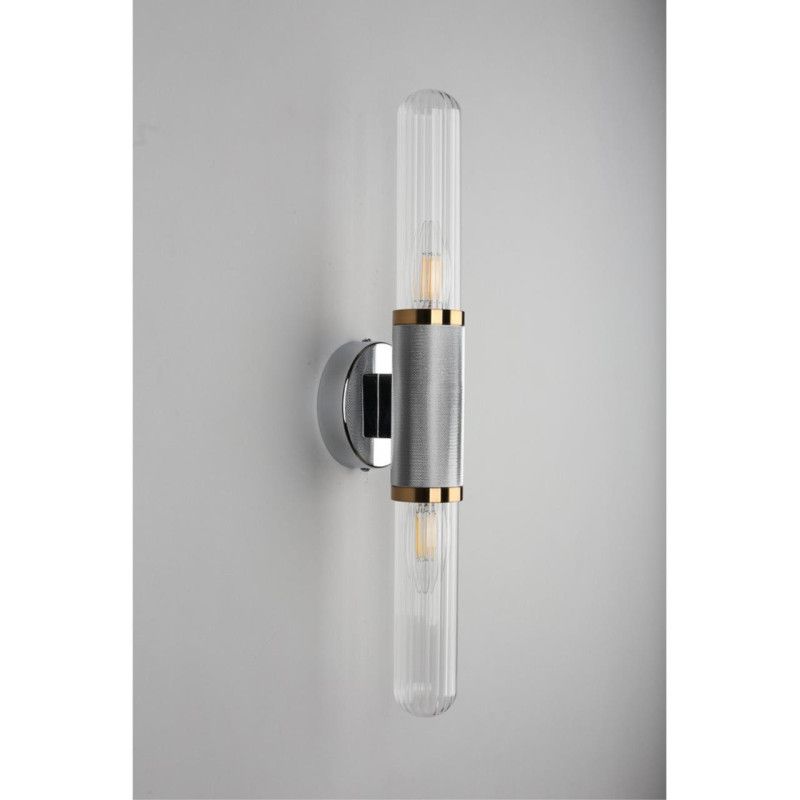 Бра 9*10*48 см, 2*E14, 7W, Aployt Brynia APL.307.41.02, бронзовый
