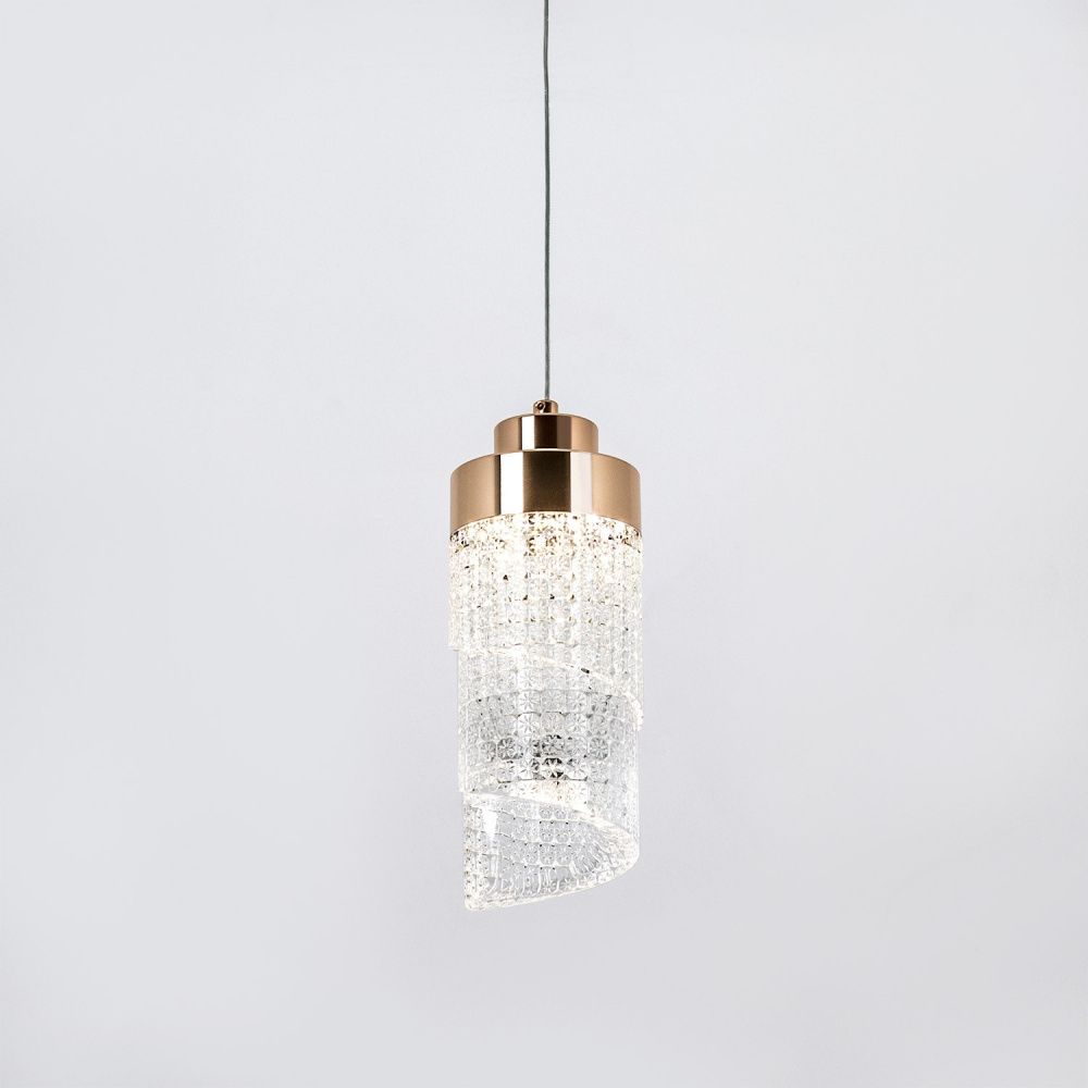 Подвесной светильник 10*10*200 см, LED 6W, 4000K, Золото MODESTYLE MS.89117.1