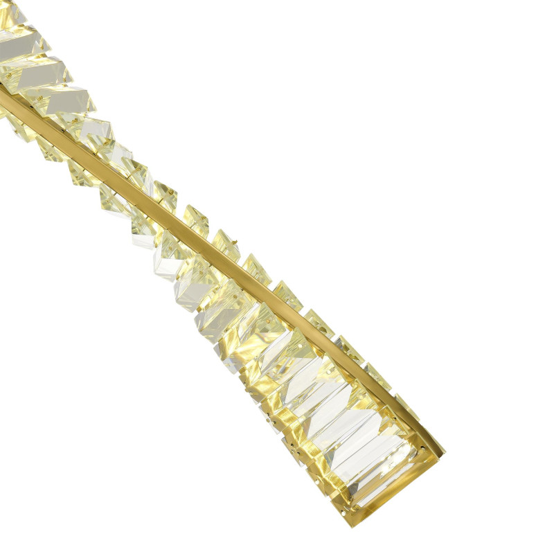 Светильник подвесной 7,6*308,5 см, LED*1*11W, 3000K, St Luce Elica SL6205.303.01, Латунь
