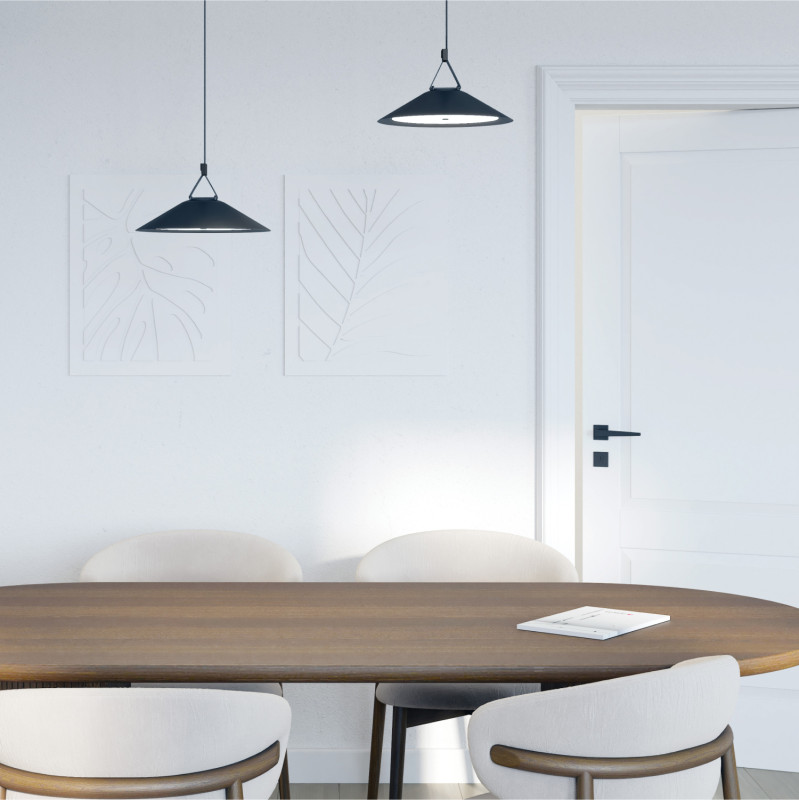 Светильник на шине 30*7,1 см, LED * 20W, 4000K, Denkirs Belty Flow DK5564-BK, черный