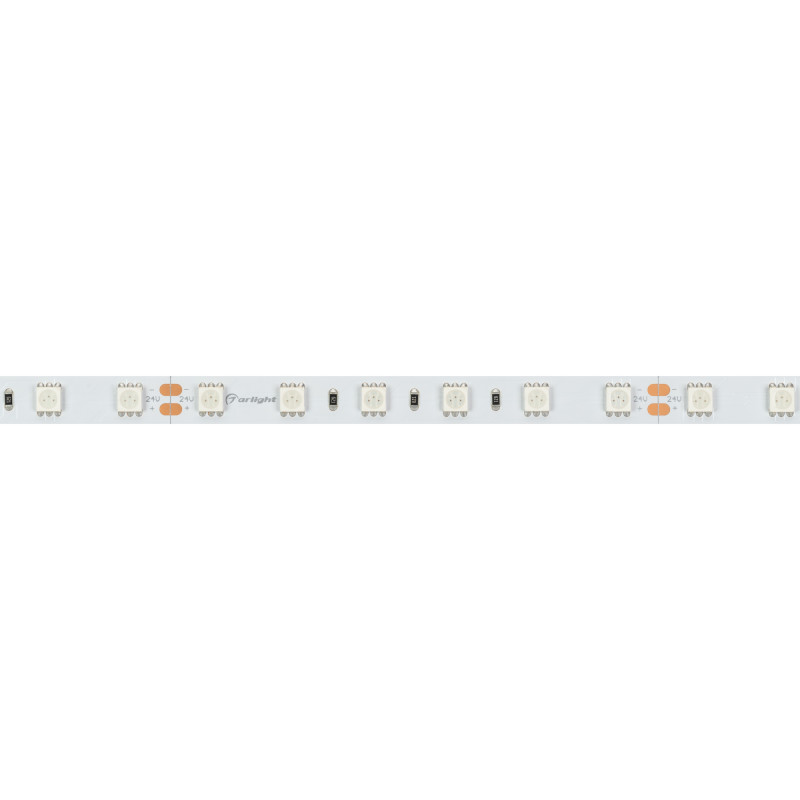 Лента RT-B60-10mm 24V Yellow (14.4 W/m, IP20, 5060, 5m) (Arlight, 14.4 Вт/м, IP20) 008816(2). Цена указана за 5 метров. Продается кратно 5 метрам.